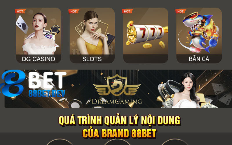 Quá Trình Quản Lý Nội Dung Của Brand 88bet